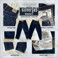 Levi's silver tab baggy W28 L30のサムネイル