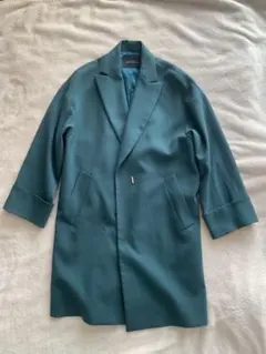 ユナイテッドアローズ　グリーンレーベル　ダブルクロスチェスターコート