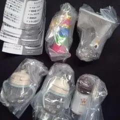 Combi コンビ ミニチュア チャーム ガチャ 4種類5個セット