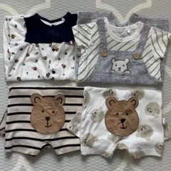GAP ブラナンベア 半袖ロンパース 60cm くまけつ
