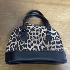 ヒョウ柄ハンドバッグ 小型