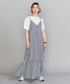 ΦB&Y チェックキャミワンピースΦユナイテッドアローズ、イエナ、シップス