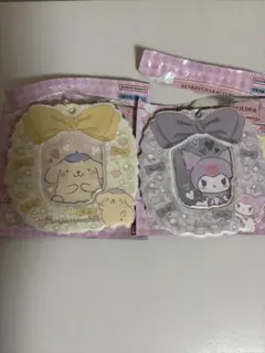 サンリオキャラクターズチョコスナック　カードホルダー　ポムポムプリン　クロミ