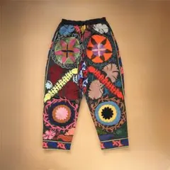 ポキプシー pokipcee 刺繍 インド ホワイト スザニパンツ - メルカリ