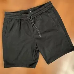 H&M ブラックショートパンツ 裏起毛 スウェットUS XL