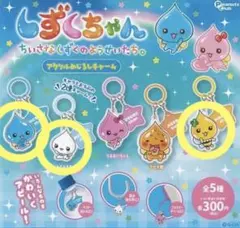 しずくちゃん ちいさなしずくのようせいたち アクリルめじるしチャーム 3個セット