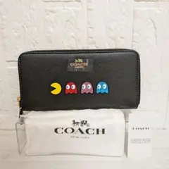 新品未使用 COACH F73397 パックマン 長財布 ブラック - メルカリ