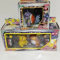 リモコンバトル　ポケモンスタジオセット　ピカチュウ　ライチュウ　カメール