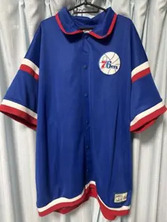 Mitchell&Ness NBA SIXERSシャツ hiphop B-BOYのサムネイル