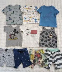 男の子110 夏服まとめ売り 10点 GAP BREEZE ミッキー 保育園