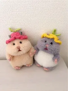 ぬい服 フルーツ帽子 2点セット はむにぎり