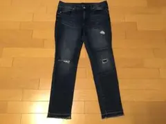 M*3様 GU スキニーデニム ダメージ加工