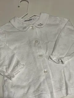 familiar 80 ホワイト襟付きシャツ