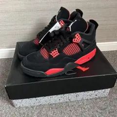 NIKE Air Jordan4 Retro RED THUNDER 27.5