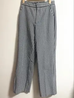 GU ギンガムチェックパンツ M
