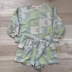 NEXT セットアップ トレーナー×ショートパンツ 104cm ネクスト ブルー