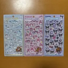 【正規品】サンリオ第二弾　ボンボンドロップシール　3枚セット