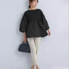 green label relaxingエンパイア バルーンスリーブカットソー