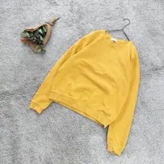 B2250【ジョンエリオット】トレーナー/イエロー/カジュアル/差し色/1/S