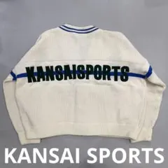 KANSAI SPORTS ニット カーディガン　山本寛斎　レア　80sのサムネイル