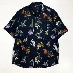 H&M 半袖シャツ 花柄 レギュラーフィット メンズ Lサイズ HS-203のサムネイル
