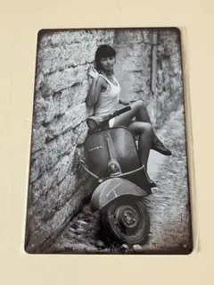 Vespa ベスパ ブリキ看板 メタルプレート