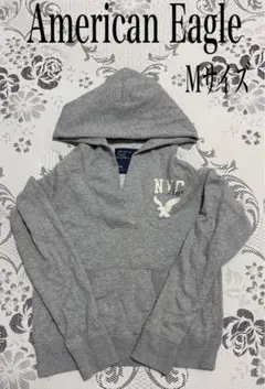 アメリカンイーグル　フーディー　スウェットパーカー　レディース　Ｍ　グレー