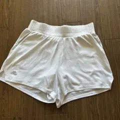 adidas CLIMALITE ショートパンツ ホワイト J/Mのサムネイル