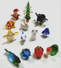 ガラス細工　ミニ インテリア