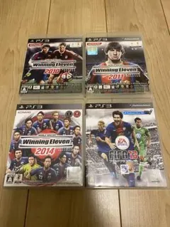 PS3 サッカーゲームソフト 4本セット