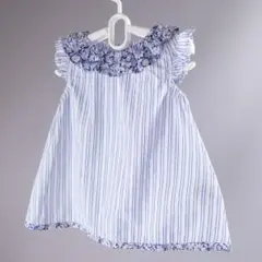 極美品 センスオブワンダー ストライプ チュニック 70 80 夏のお出かけに◎