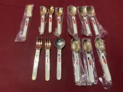 カトラリーセット 13本セット ゴールドカラー