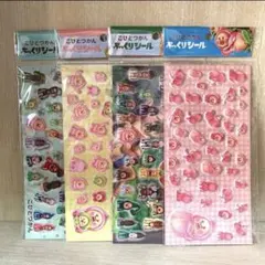 ‪☆こびとづかん ぷっくりシール 4枚まとめ売り
