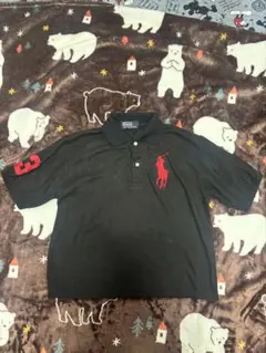 Polo Ralph Lauren ポロシャツ ブラック　ビックポニーのサムネイル