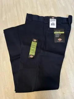 Dickies 873スリムストレート ブラックパンツ 33x32 メキシコ
