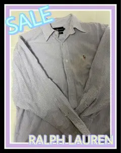 SALE☆Ralph Lauren ストライプ長袖シャツ！