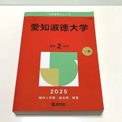 2025年 赤本 愛知淑徳大学