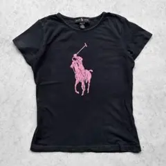 専用！90s RALPH LAUREN ピンク ビッグポニー 半袖Tシャツ M