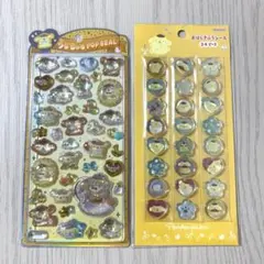 【正規品】　うるちゅるポップシール　ポムポムプリン　おはじきふうシール　サンリオ