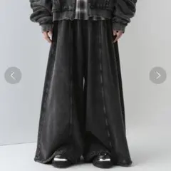 【HARE】DABOルーズピグメントスウェットパンツ