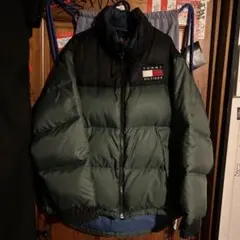 TOMMY HILFIGER ダウンジャケット L グリーン/ブラックのサムネイル