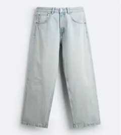 ZARA デニム　ライトブルー 36（29） ワイド　ストレート　バギー