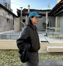 23aw[即完商品]Acne studios レザーボンバージャケット