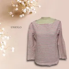 UNIQLOユニクロ♡長袖 Tシャツ ロンT ボーダー ボートネック カジュアル