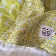 SNOO＊POM様専用♡8重ガーゼ【大】らいおん君＋ミモザ柄 5750円