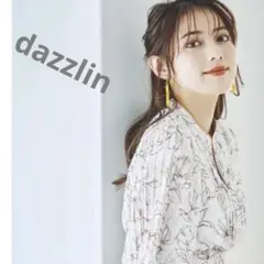 【最終価格】dazzlin、プリーツスリーブ5分袖ワンピース