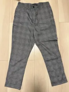 【RODEO CROWNS】グレー系チェック スラックス