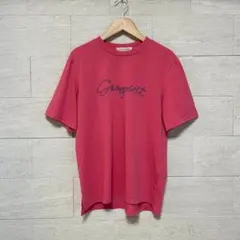 GEOSPIRIT ジオスピリット ロゴプリント Tシャツ ピンク Sサイズ