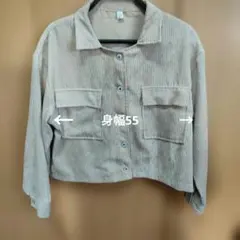 コーデュロイ ボタン付きシャツ