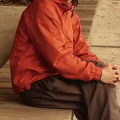 ナイロンジャケット90s オレンジ C-boy style ノームコア y2k